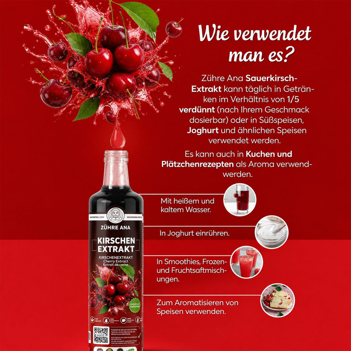 Sour Cherry Extract Syrup 640 g